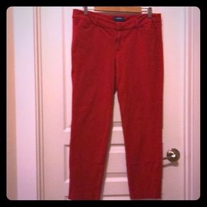 Red pixie pant - capri.